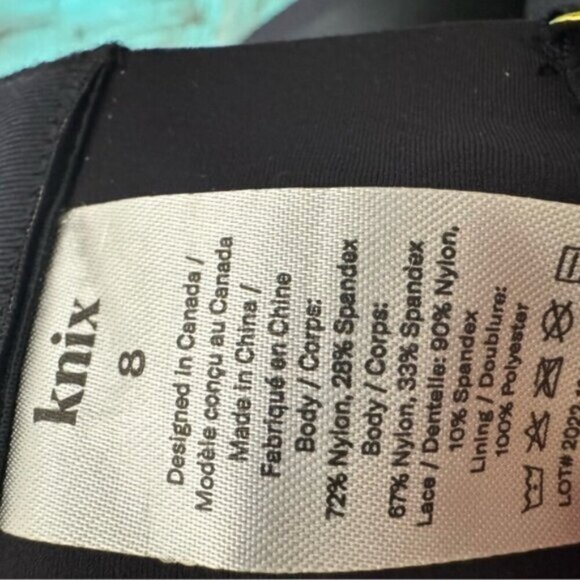 Knix Lace Wingwomen Contour Bra Black Size 8 Fits 40D, 42D, 40DD, 42DD, 40E NWT - Picture 5 of 5